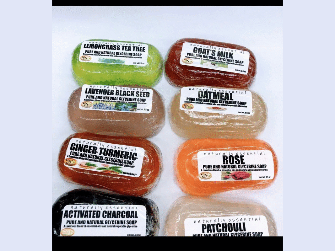 Naturally essential hand made Glycerin soap